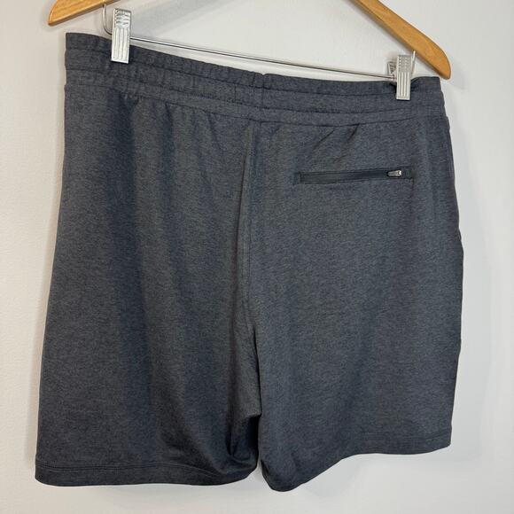 Vuori Men's L  Ponto Short Charcoal Heather Performance Casual - Picture 3 of 10